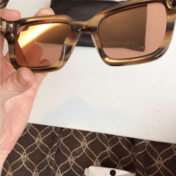 NEW! Rare Apricot Wood Drive in Quay Australia Brown Sunglasses Sleek Design main image 6